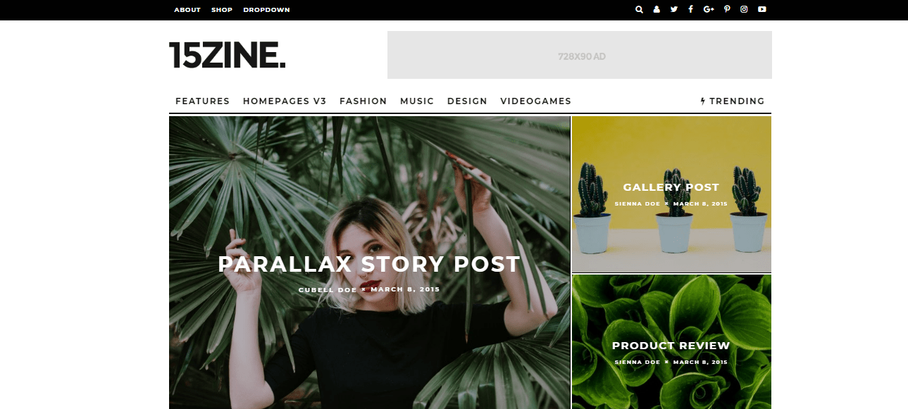 Las Mejores Plantillas de WordPress para Revistas, Medios y Periódicos del 2021 15 Las Mejores Plantillas de WordPress para Revistas, Medios y Periódicos del 2021 14