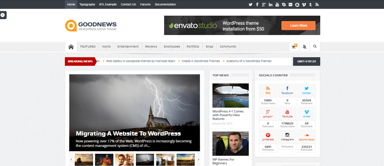 Las Mejores Plantillas de WordPress para Revistas, Medios y Periódicos del 2021 14 Las Mejores Plantillas de WordPress para Revistas, Medios y Periódicos del 2021 13