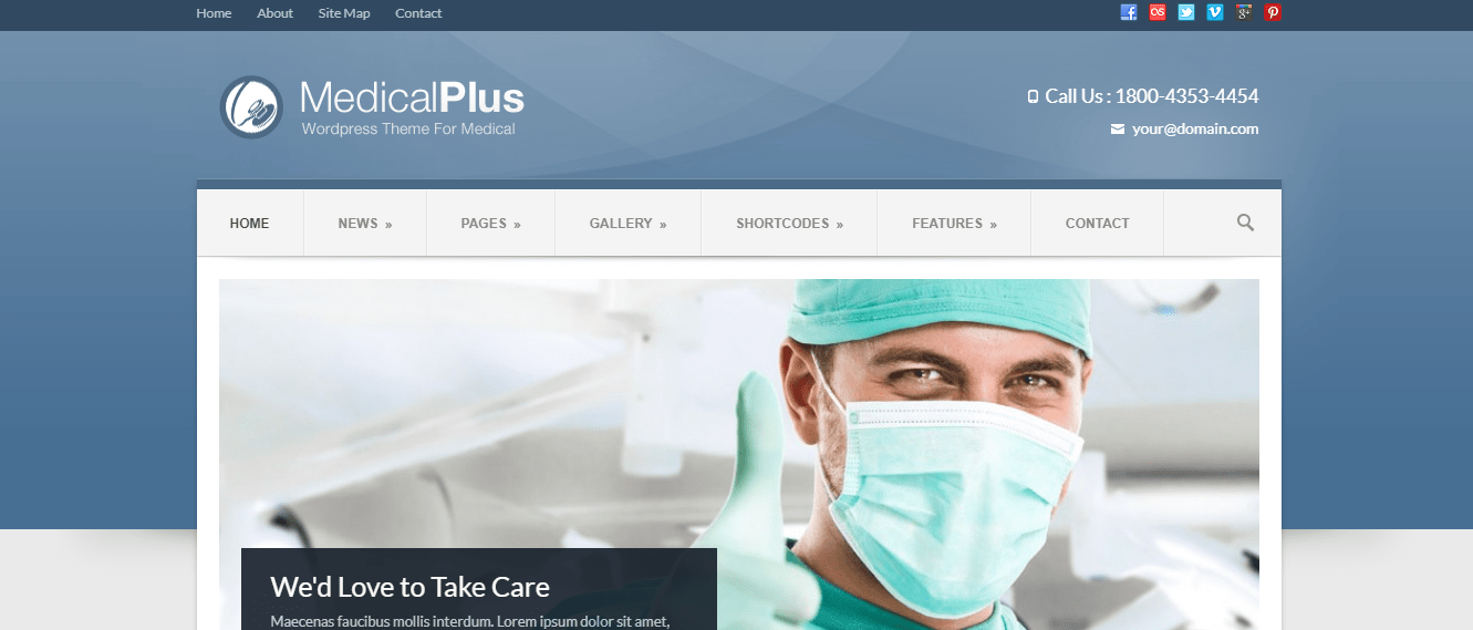 Mejores plantillas de Wordpress para Centros de Salud, Médicos, Clínicas y Hospitales del 2021 14