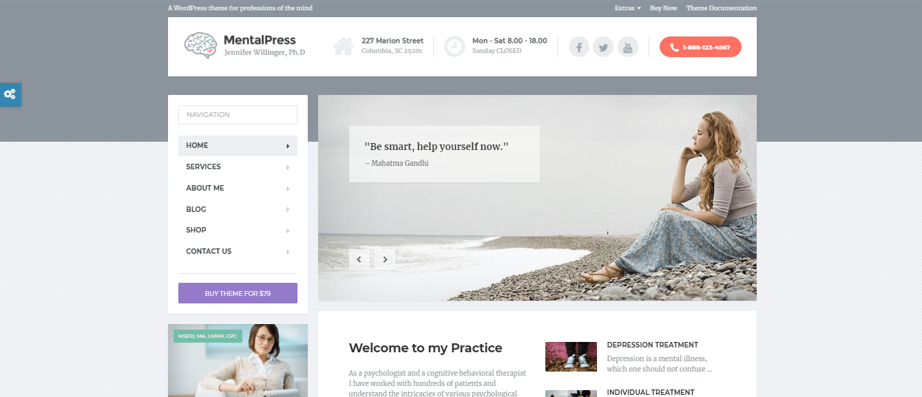 Mejores plantillas de Wordpress para Centros de Salud, Médicos, Clínicas y Hospitales del 2021 17
