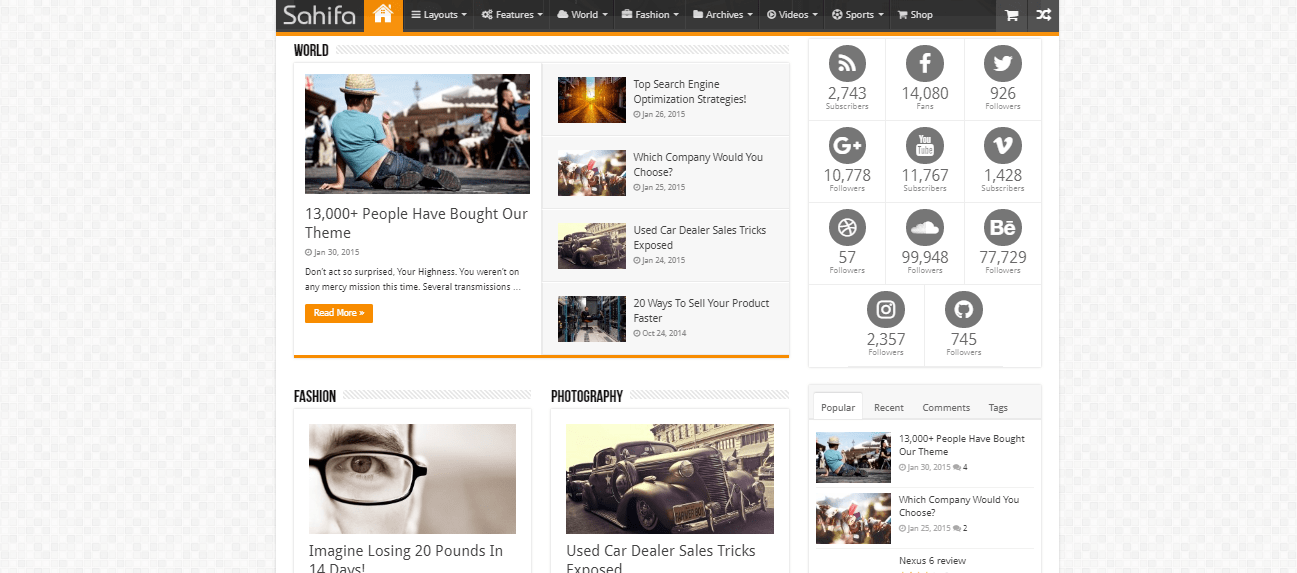 Las Mejores Plantillas de WordPress para Revistas, Medios y Periódicos del 2021 6 Las Mejores Plantillas de WordPress para Revistas, Medios y Periódicos del 2021 5