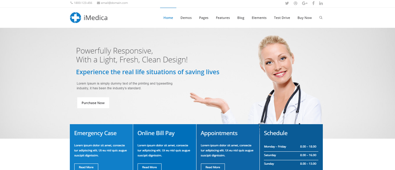 Mejores plantillas de Wordpress para Centros de Salud, Médicos, Clínicas y Hospitales del 2021 13