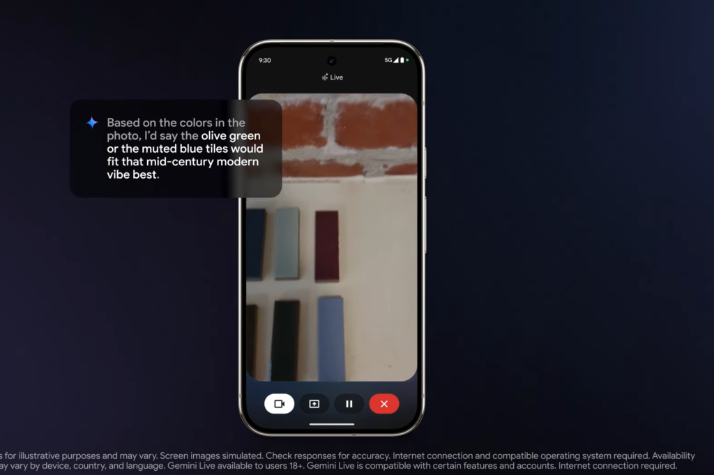 Gemini de Google estrena funciones de video en tiempo real 2