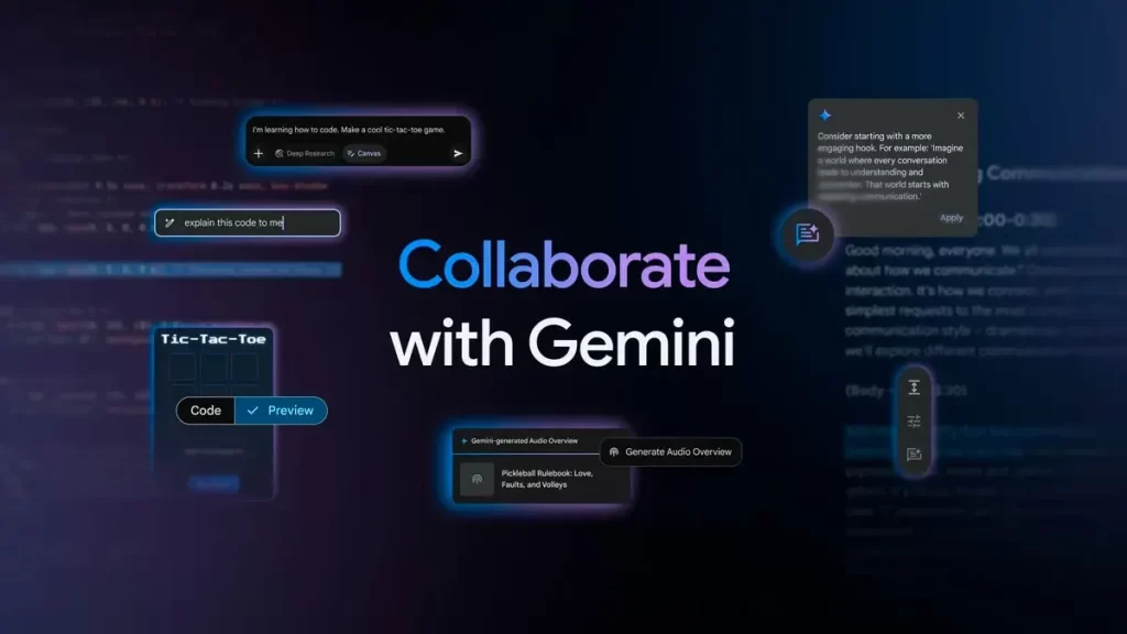 Gemini y Canvas de Google: un lienzo interactivo para creadores 2