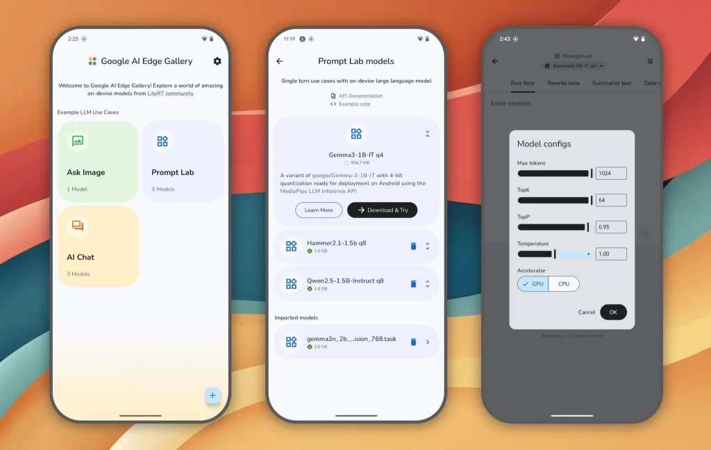Google lanza AI Edge Gallery: ejecuta modelos de IA localmente en tu móvil Android 2