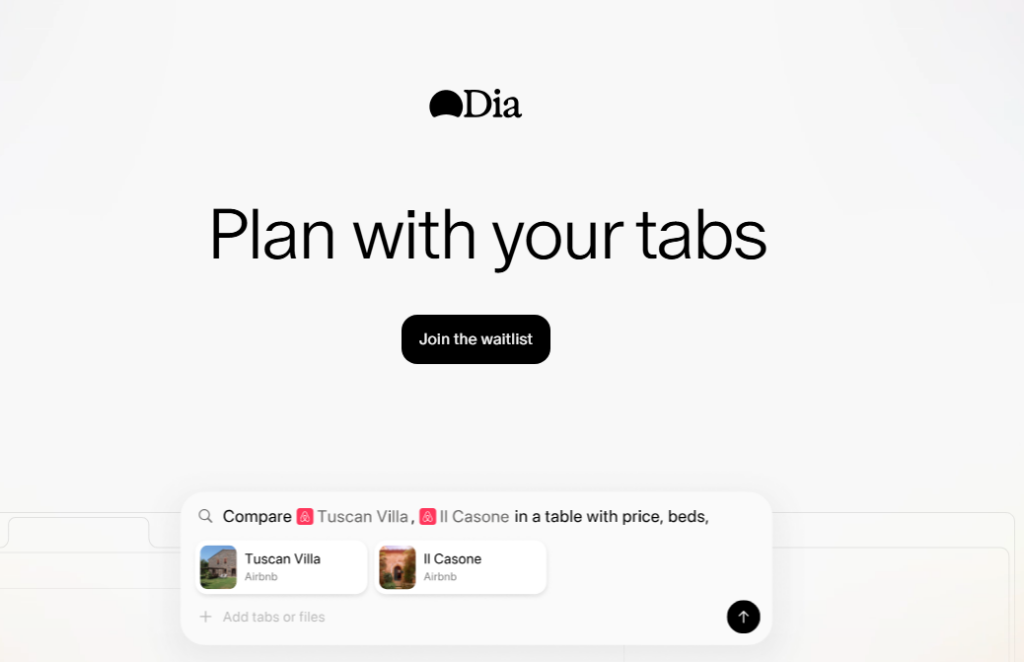 Dia, el navegador que apuesta todo por la inteligencia artificial y la personalización total 2