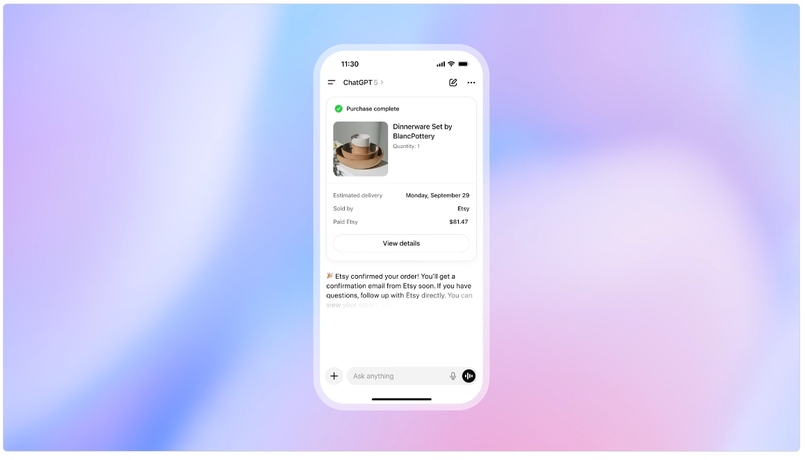 OpenAI lanza Instant Checkout en ChatGPT para compras directas dentro del chat 4