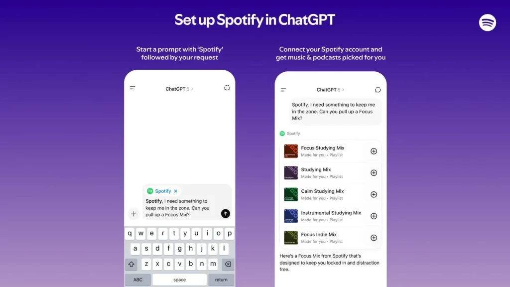 ChatGPT y Spotify revolucionan la experiencia musical: integración gratuita para descubrir playlists y podcasts personalizados  2