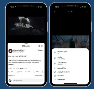 X actualiza su reproductor de video y presenta Grok Imagine, su nuevo generador de videos con inteligencia artificial 11