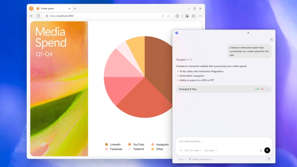 OpenAI lanza la app de Codex para Windows en Microsoft Store y lleva su asistente de programación a más desarrolladores 2