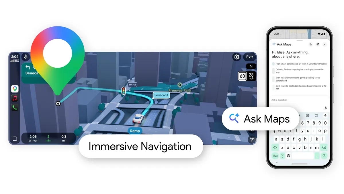 Google Maps se reinventa con IA: así funcionan Ask Maps y la nueva navegación inmersiva 6