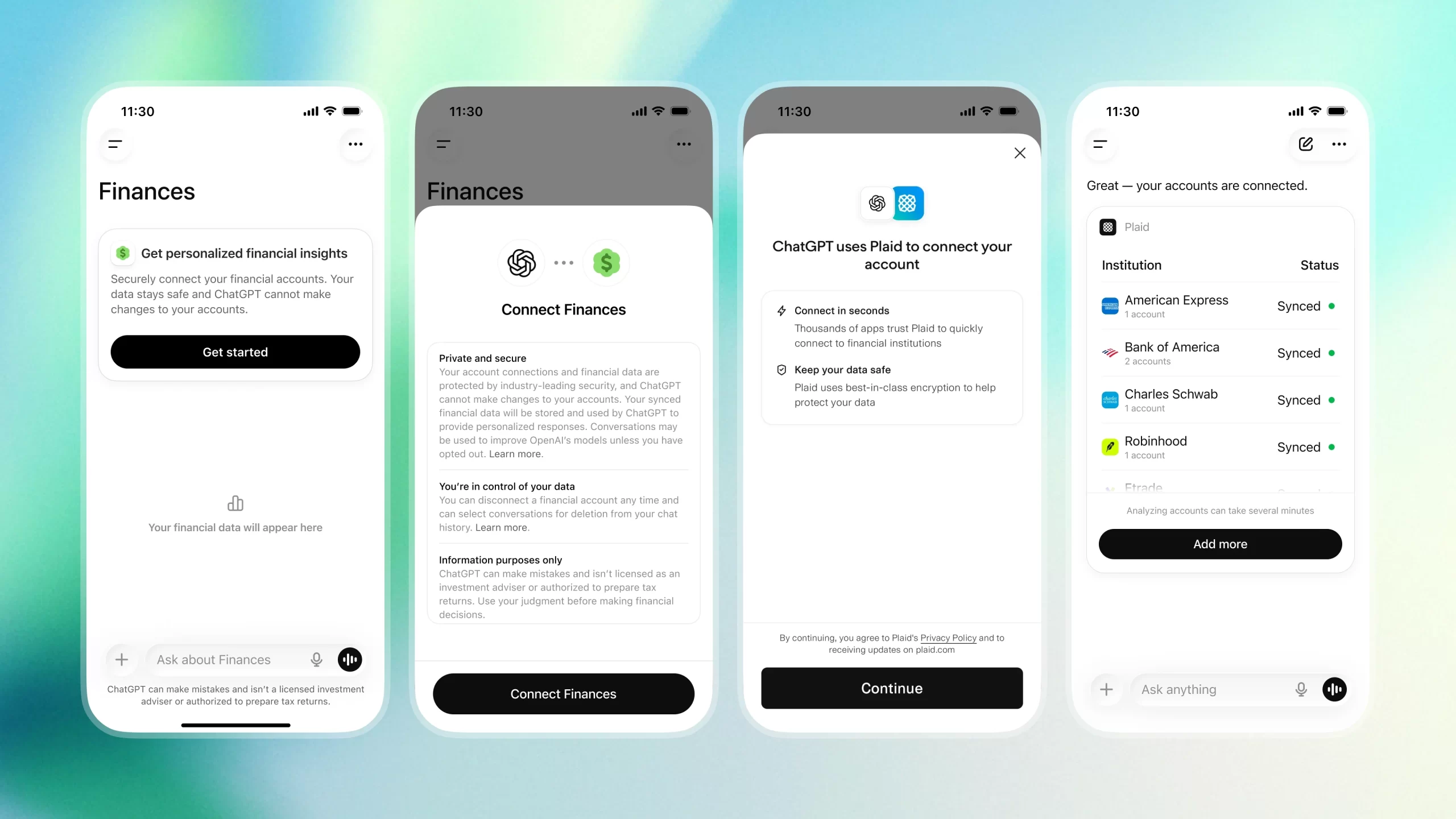 OpenAI lleva ChatGPT a las finanzas personales y permitirá conectar cuentas bancarias para ofrecer asesoramiento personalizado 1
