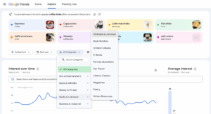 Google Trends añade filtros por categoría para afinar las búsquedas en su nueva página Explore 2