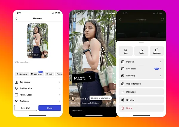 Meta mejora Edits con enlaces a audios y nuevas herramientas para crear Reels 1