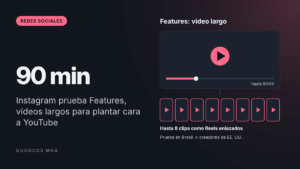 Instagram reta a YouTube con Features, vídeos de hasta 90 minutos que ya prueba con creadores de Estados Unidos 11