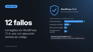 WordPress 7.1.4 corrige 12 fallos de seguridad, uno capaz de ejecutar código durante la actualización: toca actualizar ya 7